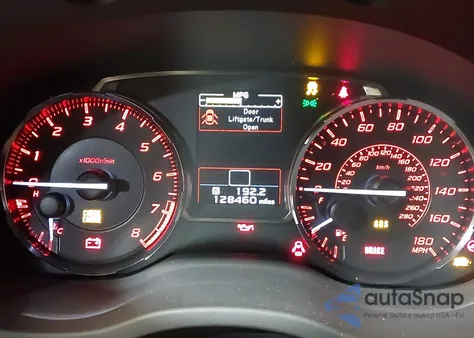 2017 Subaru Wrx из США, поврежденный, VIN JF1VA1B64H9819343